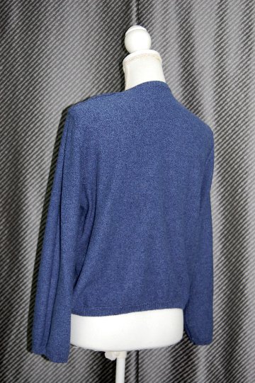 カシミヤニット＆ミンク　リバーシブルカーディガンの画像