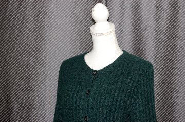 カシミヤニット＆レッキス　リバーシブルカーディガンの画像