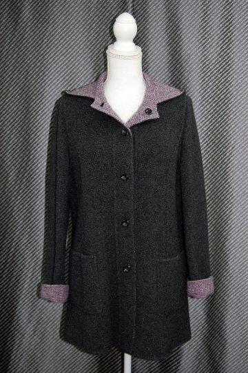 JEAN LOUIS SCHERRER　カシミヤファーポンチョ JEAN LOUIS SCHERRER カシミヤファーポンチョ