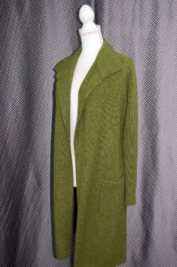 ヤクニット　ロングカーディガンの画像