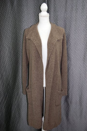 ヤクニット　ロングカーディガンの画像