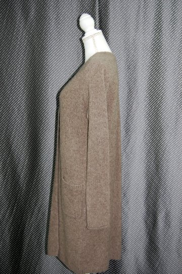 ヤクニット　Vネックロングカーディガンの画像