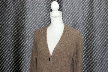 ヤクニット　Vネックロングカーディガンの画像