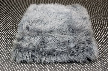 長毛ムートン　座布団クッションの画像