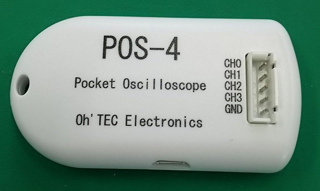 ポケットオシロスコープ(POS-4)   4ch 同時測定が可能な軽量・コンパクトサイズオシロスコープの画像