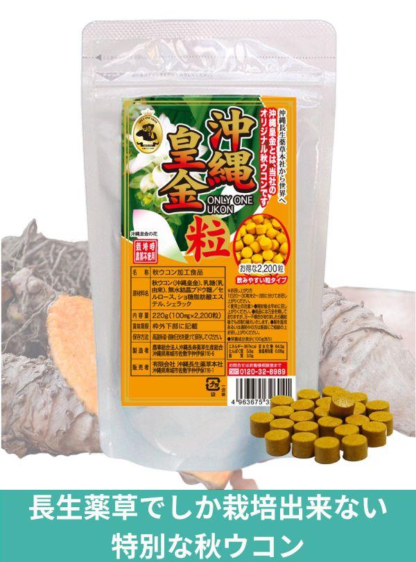 沖縄皇金ウコン粒（2200粒）の画像