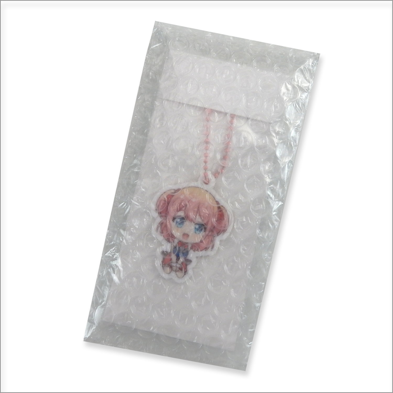 アクリルキーホルダーのギフトラッピング:写真1