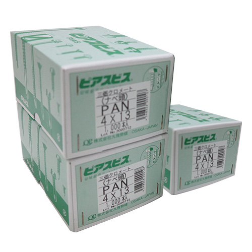 鉄三価クロメート 4×13 1000個入×3セットの画像