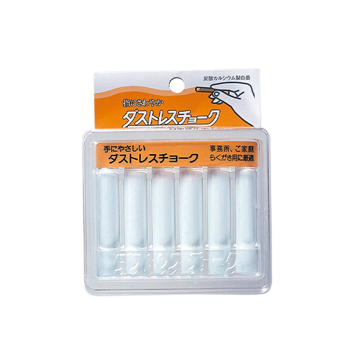 ダストレスチョーク ホワイト 6本入の画像