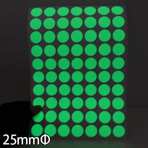 ロイヒテープ#200 丸型ステッカー 直径25mmΦの画像