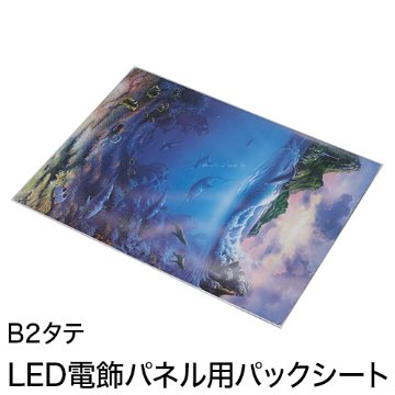 LED電飾パネル用パックシート B2タテの画像