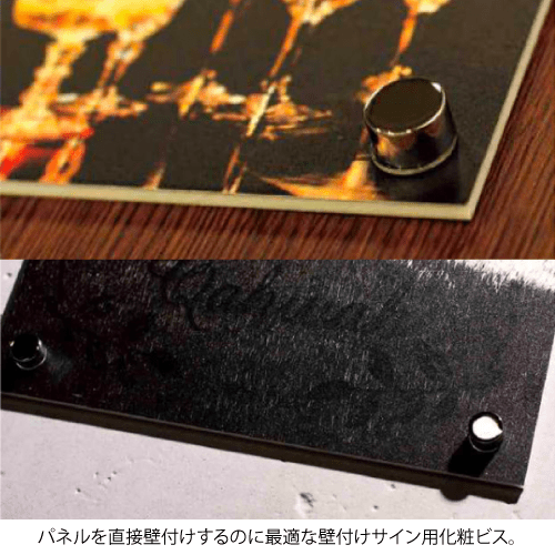 Dビス 壁付けサイン用化粧ビス【室内用】20組セットの画像