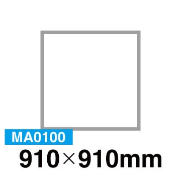 【溶接完成品】1.5t×30mm角 生地アルミ枠 910×910mmの画像