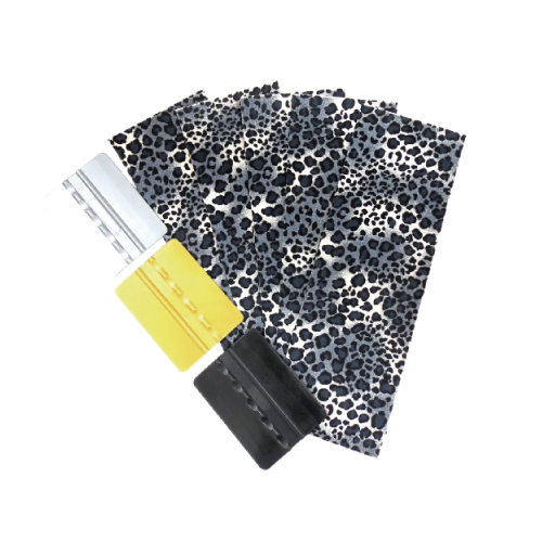 スキージ付スキージカバー　アニマル柄（グレー）の画像