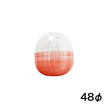 カプセル 48φ 透明/半透明赤 1000入の画像