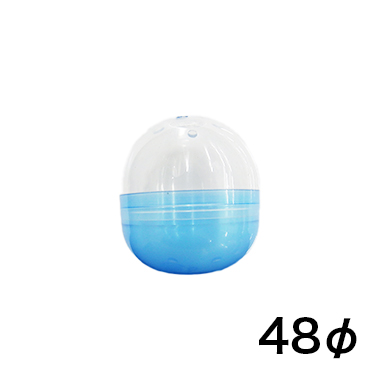 カプセル 48φ 透明/半透明青 1000入の画像