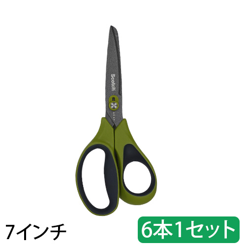 スコッチ梱包開封シザーズ 7インチ 6本1セットの画像