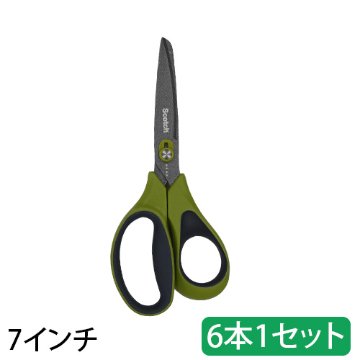 スコッチ梱包開封シザーズ 7インチ 6本1セットの画像