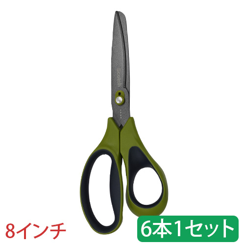 スコッチ梱包開封シザーズ 8インチ 6本1セットの画像