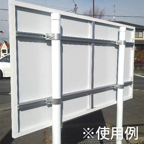 リブ付き角パイプ ALユニット25 4mの画像