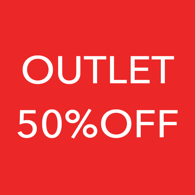 OUTLET 50%OFF