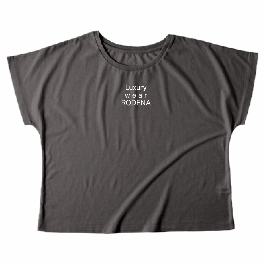 RODENA women's tops t-shirt charcoal 0028画像