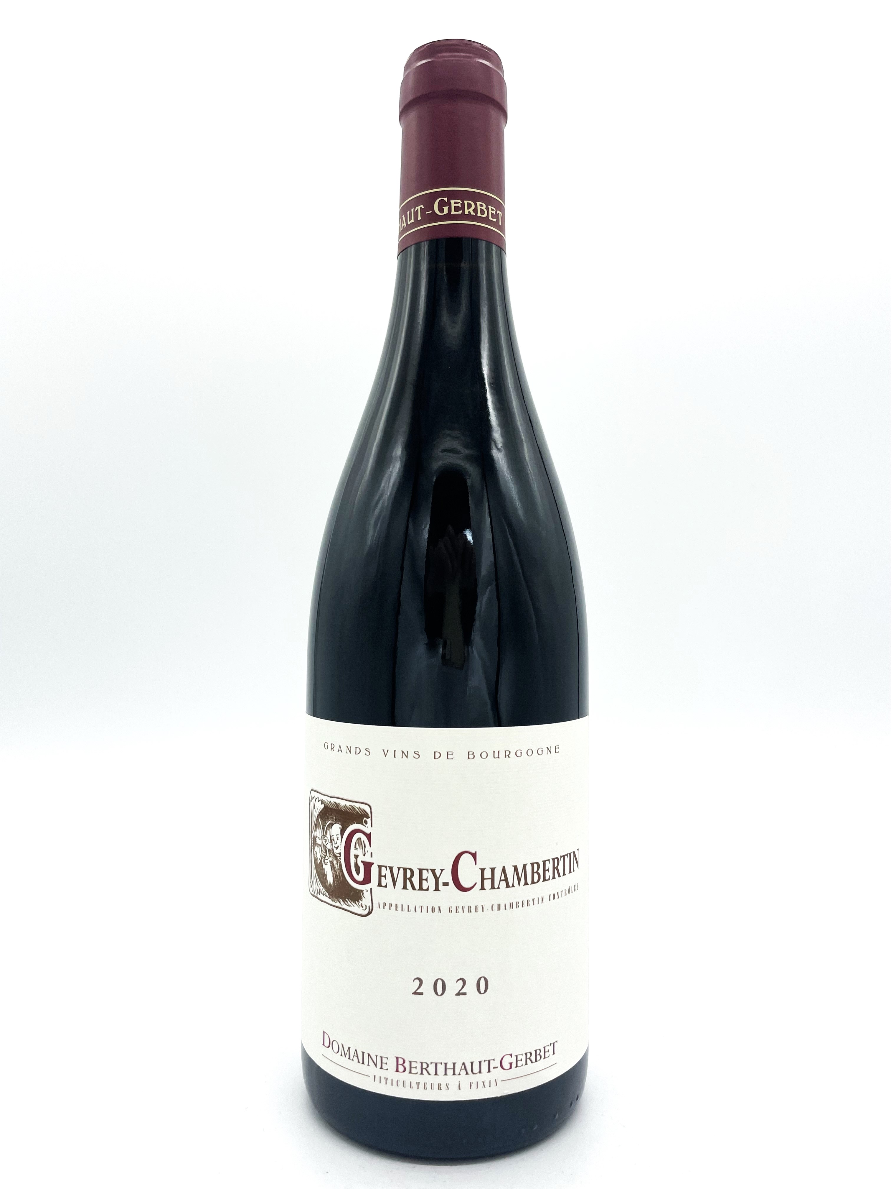 ジュヴレ・シャンベルタン GEVREY CHAMBERTIN / ベルトー・ジェルベ BERTHAUT GERBET 2020年の画像