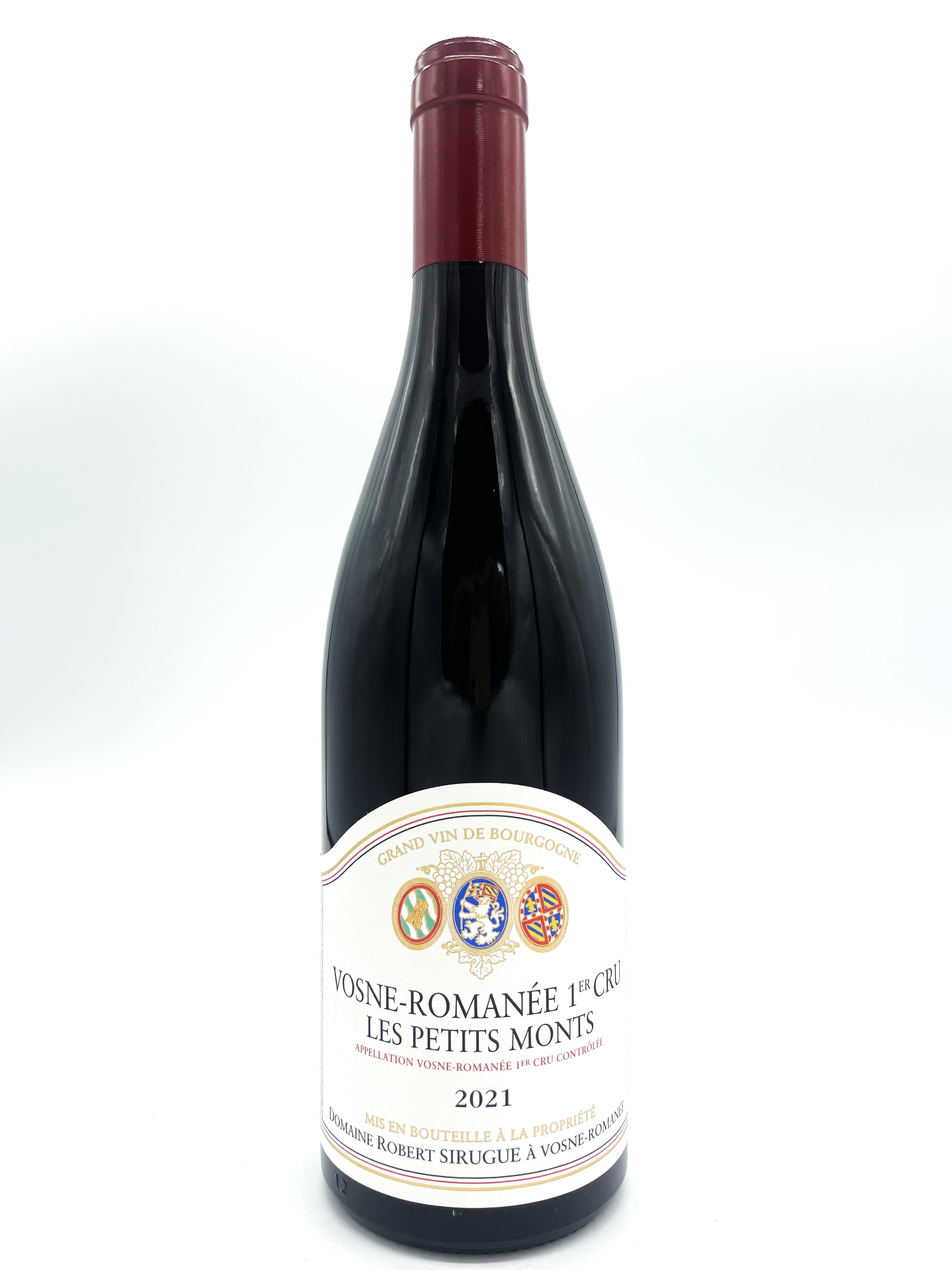 ヴォーヌ・ロマネ・プルミエ・プティ・モン VOSNE ROMANEE 1ER PETITS MONTS / ロベール・シリュグ ROBERT SIRUGUE 2021年 750mlの画像