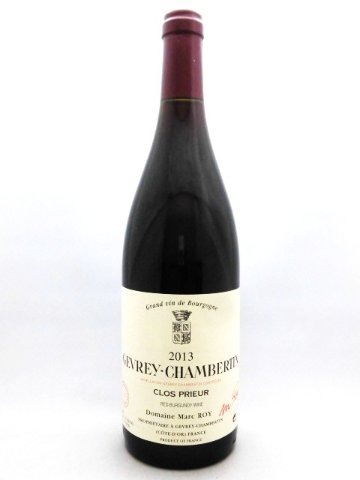 ジュヴレ・シャンベルタン・クロ・プリウール GEVREY CHAMBERTIN CLOS PRIEUR / マルク・ロワ MARC ROY 2013年 750mlの画像