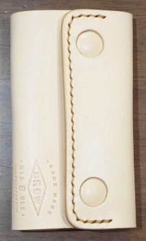 KC3-ADV-NT-CRレザーキーケース3-KC3ADV-黒羽（CROW：クロウ)レザーキーホルダーの画像