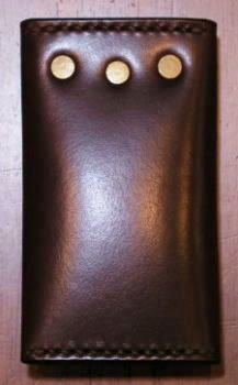 KC3-ADV-DB-CRレザーキーケース3-KC3ADV-黒羽（CROW：クロウ)レザーキーホルダーの画像