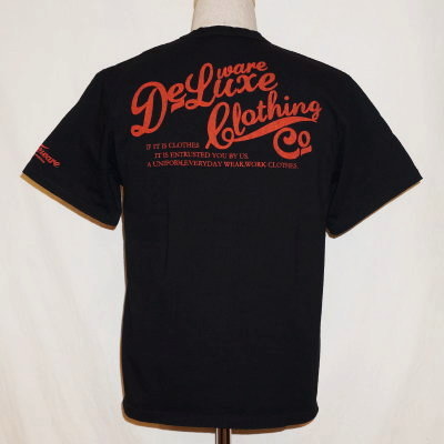 BRG-01B-BK16-ブランドロゴTシャツ01B-BRG01B-DELUXEWARE-デラックスウエアTシャツの画像