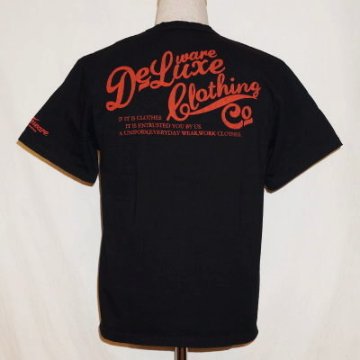 BRG-01B-BK16-ブランドロゴTシャツ01B-BRG01B-DELUXEWARE-デラックスウエアTシャツの画像