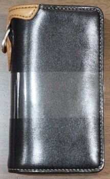 FN-WMN1-4S-BKxTANxBKxRD-多脂革ミディアムウォレットFNWMN14S(旧品番FH-WS014)-FNWMN14S-FHWS014-FLATHEAD-フラットヘッドウォレットの画像