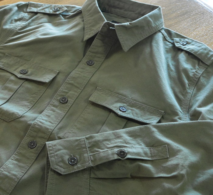 FN-SCK-005L-OLV-サファリシャツ-FNSCK005L-FLATHEAD-フラットヘッドワークシャツ-フラットヘッドシャツの画像