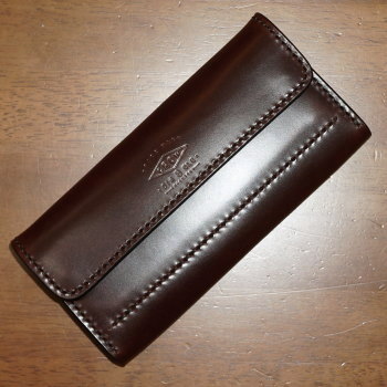 WAL-ADV-Z-DB-WAL-ADVロングウォレット(ジッパー付)-WALADVZ-黒羽（CROW：クロウ)ロングウォレット(長財布)の画像