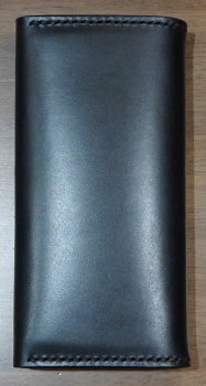 WAL-ADV-Z-BK-WAL-ADVロングウォレット(ジッパー付)-WALADVZ-黒羽（CROW：クロウ)ロングウォレット(長財布)の画像