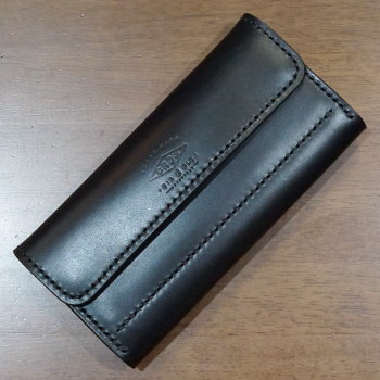 WAL-ADV-Z-BK-WAL-ADVロングウォレット(ジッパー付)-WALADVZ-黒羽（CROW：クロウ)ロングウォレット(長財布)の画像