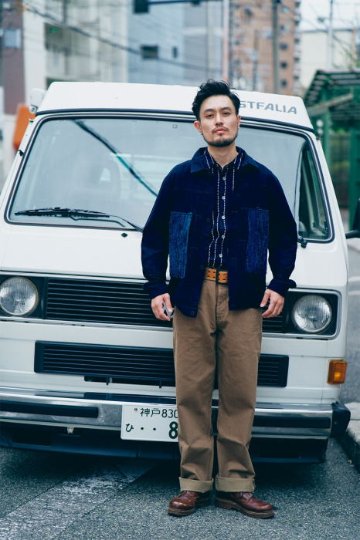 SJ48CP-KK-ヘビィーチノワイドトラウザーズ-SAMURAIJEANS-サムライジーンズデニムジーンズの画像