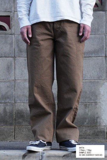 SJ48CP-KK-ヘビィーチノワイドトラウザーズ-SAMURAIJEANS-サムライジーンズデニムジーンズの画像
