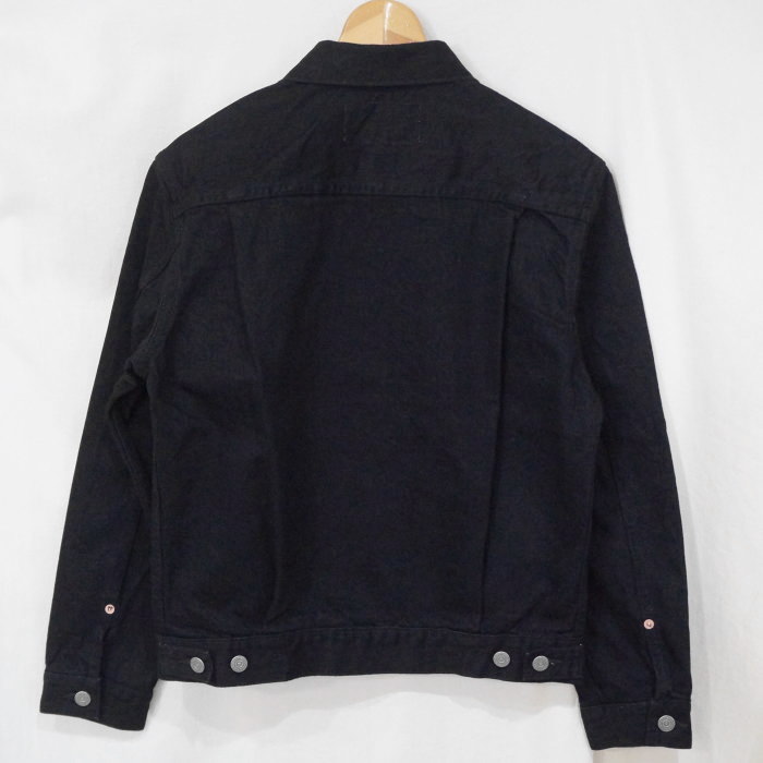 FN-OJ-DB002-ブラックデニムジャケット-FNOJDB002-FLATHEAD-フラットヘッド-DENIMJACKET-デニムジャケット-Gジャン-ジージャンの画像