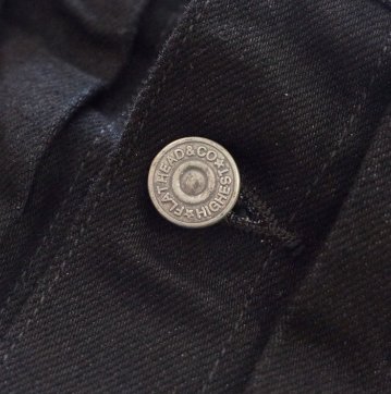 FN-OJ-DB002-ブラックデニムジャケット-FNOJDB002-FLATHEAD-フラットヘッド-DENIMJACKET-デニムジャケット-Gジャン-ジージャンの画像