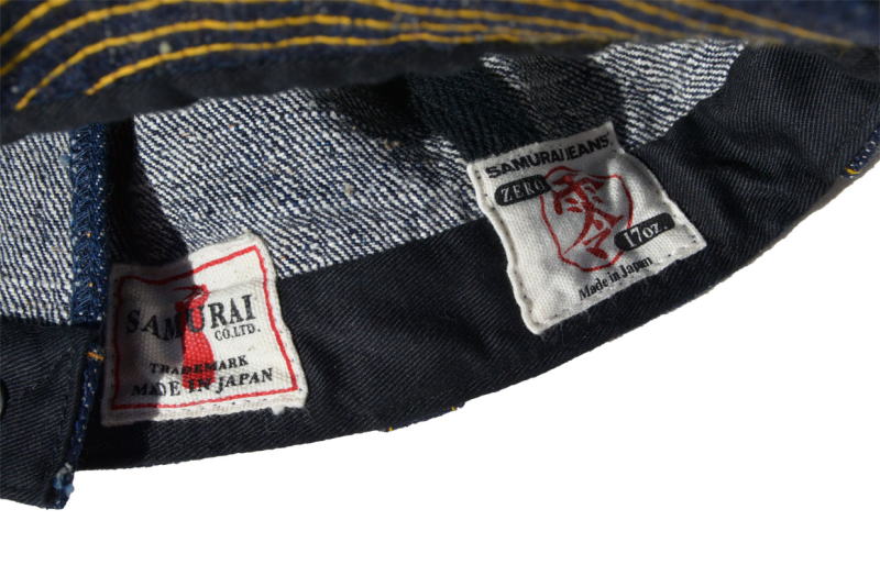 SJ201WC-5000VX17OZ-ID-17OZデニムワークキャップ-SJ201WC5000VX17OZ-SAMURAIJEANSの画像