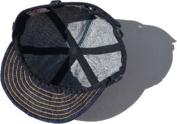 SJ201WC-5000VX17OZ-ID-17OZデニムワークキャップ-SJ201WC5000VX17OZ-SAMURAIJEANSの画像