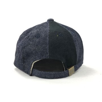 SJ101BC-RD-デニムランダムベースボールキャップ-SJ101BCRD-SAMURAIJEANS-サムライジーンズデニムキャップ-帽子の画像