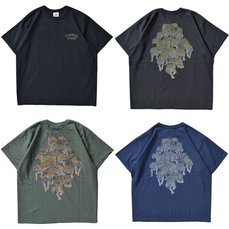 SJST22-104-サムライジーンズ半袖Ｔシャツ22-104-SJST22104-SAMURAIJEANS-サムライジーンズTシャツの画像