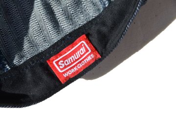 SWC201MK22-HB-SWCワークキャップ-SWC201MK22HB-SAMURAIJEANS-サムライジーンズ-帽子-SAMURAIWORKCLOTHESの画像