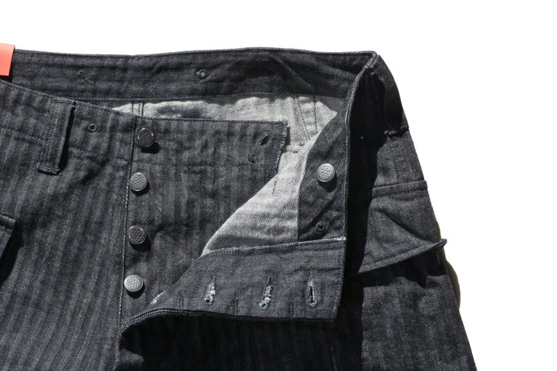 SWC440MP-HB-13ozヘリンボンモンキーパンツ-SWC440MPHB-SAMURAIJEANS-サムライジーンズデニムジーンズ-SAMURAIWORKCLOTHESの画像