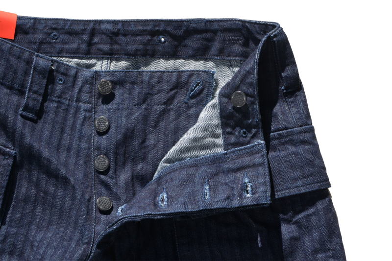 SWC440MP-HB-13ozヘリンボンモンキーパンツ-SWC440MPHB-SAMURAIJEANS-サムライジーンズデニムジーンズ-SAMURAIWORKCLOTHESの画像