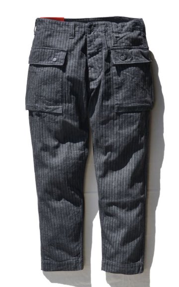 SWC440MP-HB-13ozヘリンボンモンキーパンツ-SWC440MPHB-SAMURAIJEANS-サムライジーンズデニムジーンズ-SAMURAIWORKCLOTHESの画像